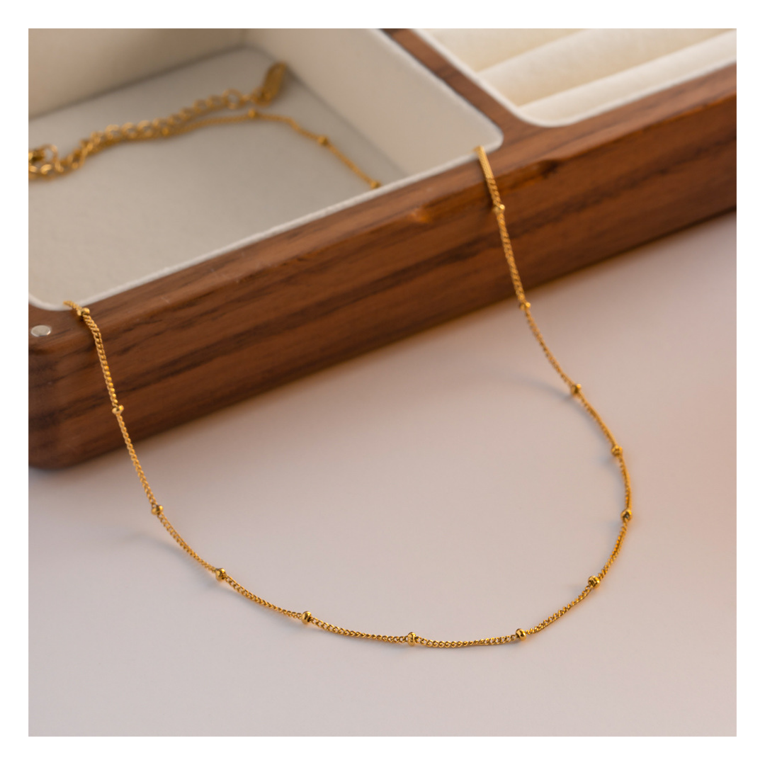 Dot Chain Necklace — ディテール | ネックレス | サージカルステンレス316L | Misy Jewelry