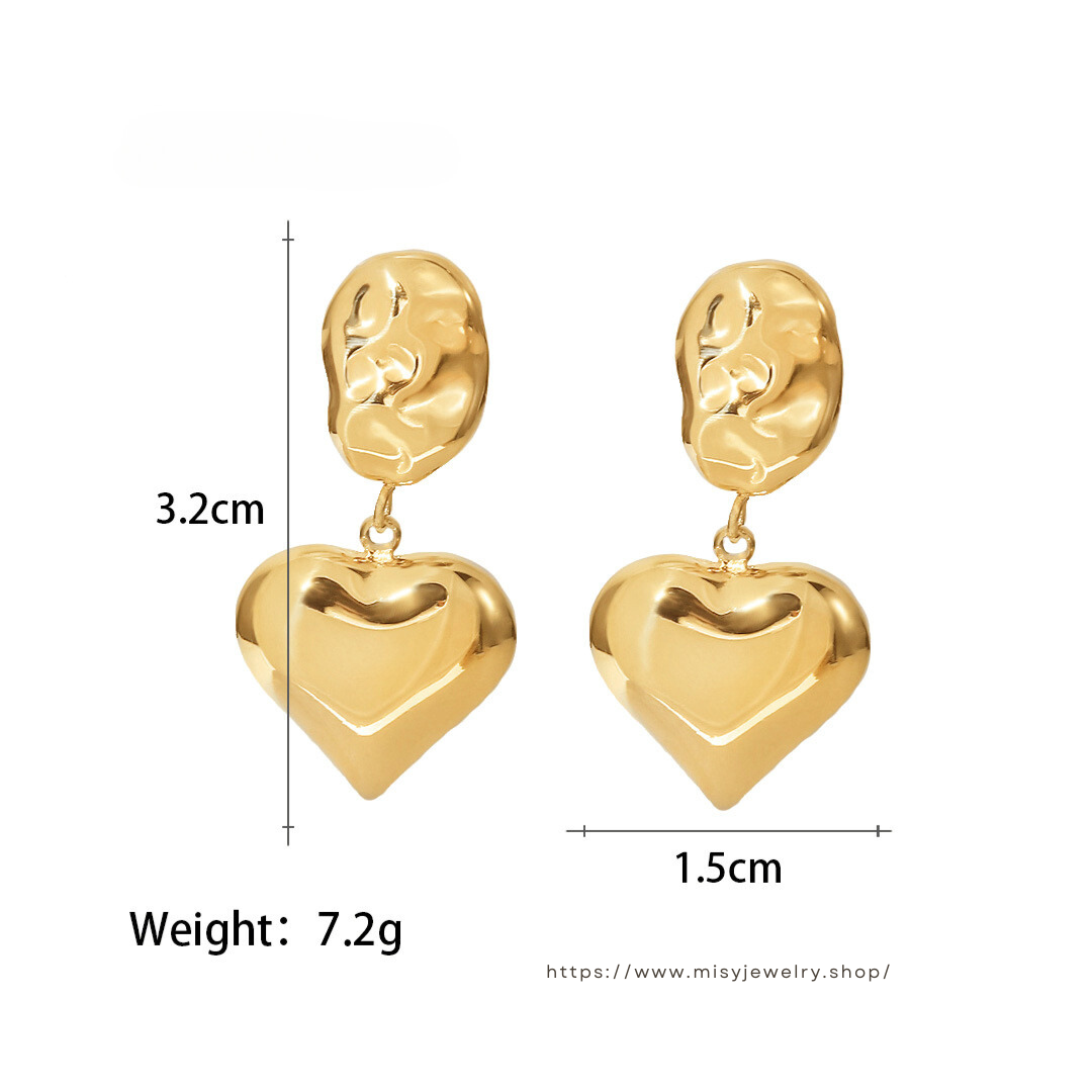 316L Designd Heart Pierce — 着用イメージ | リング | サージカルステンレス316L | Misy Jewelry