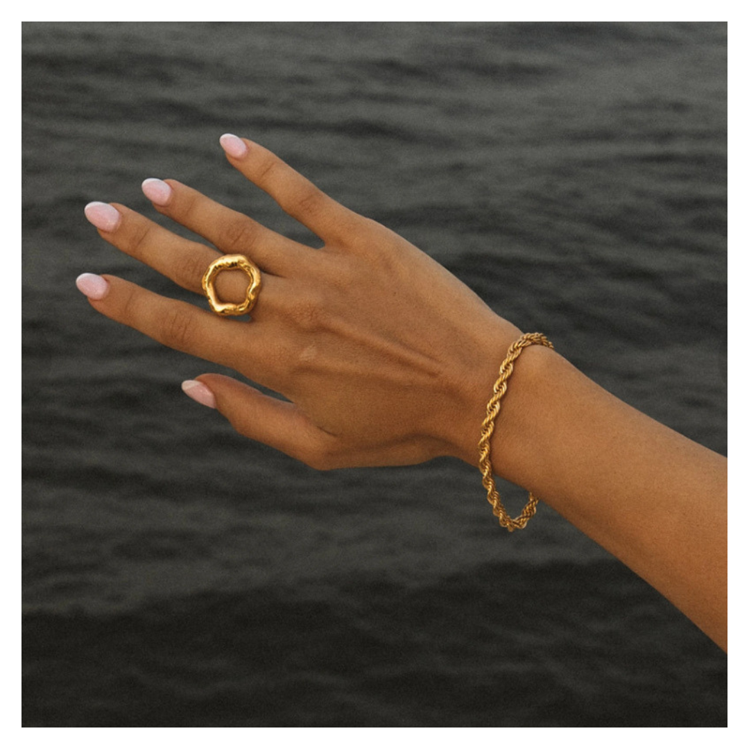 316L Bumpy Cavity Ring | リング | サージカルステンレス316L | Misy Jewelry