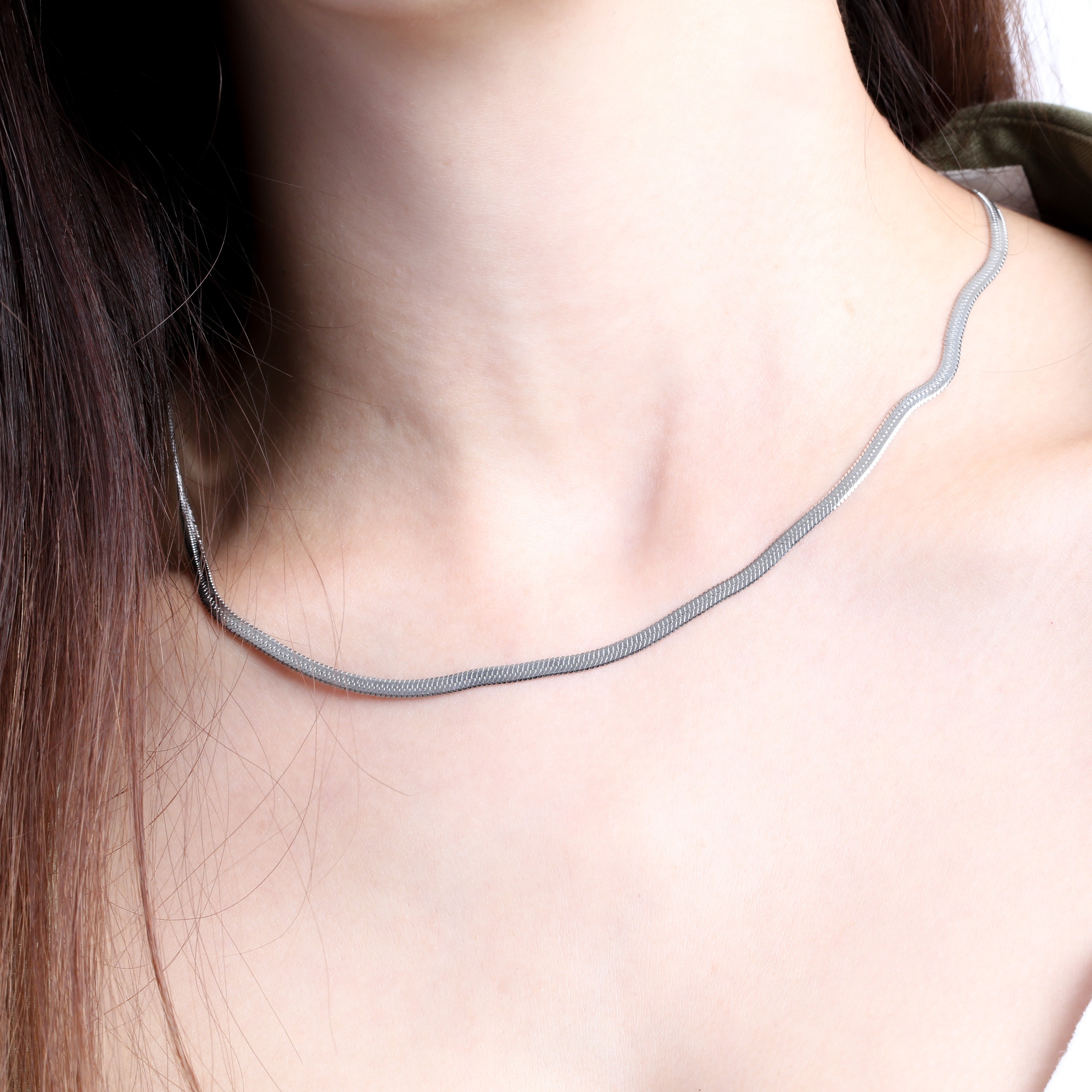 316L Snake choker necklace 3mm — ディテール | ネックレス | サージカルステンレス316L | Misy Jewelry