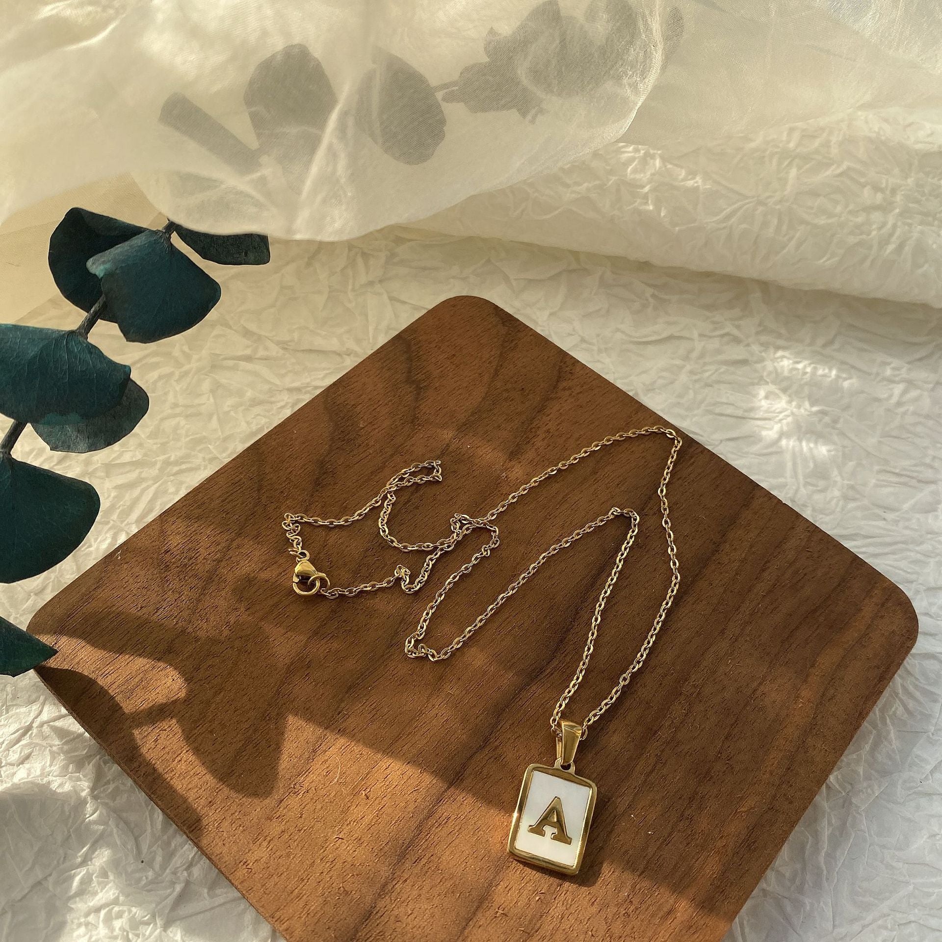 316L initial Necklace — ディテール | ネックレス | サージカルステンレス316L | Misy Jewelry