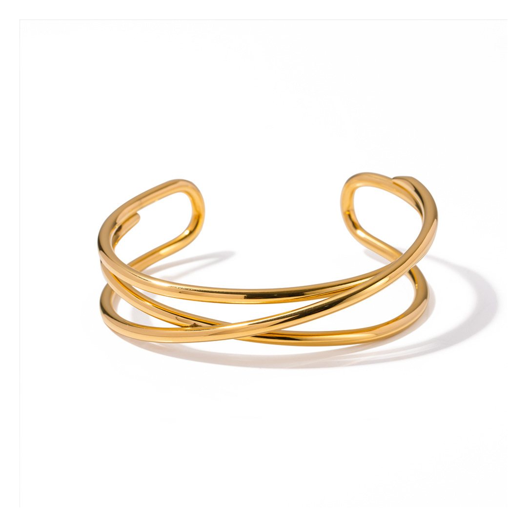 316L Cross Bangle 詳細画像6|Misy Jewelry