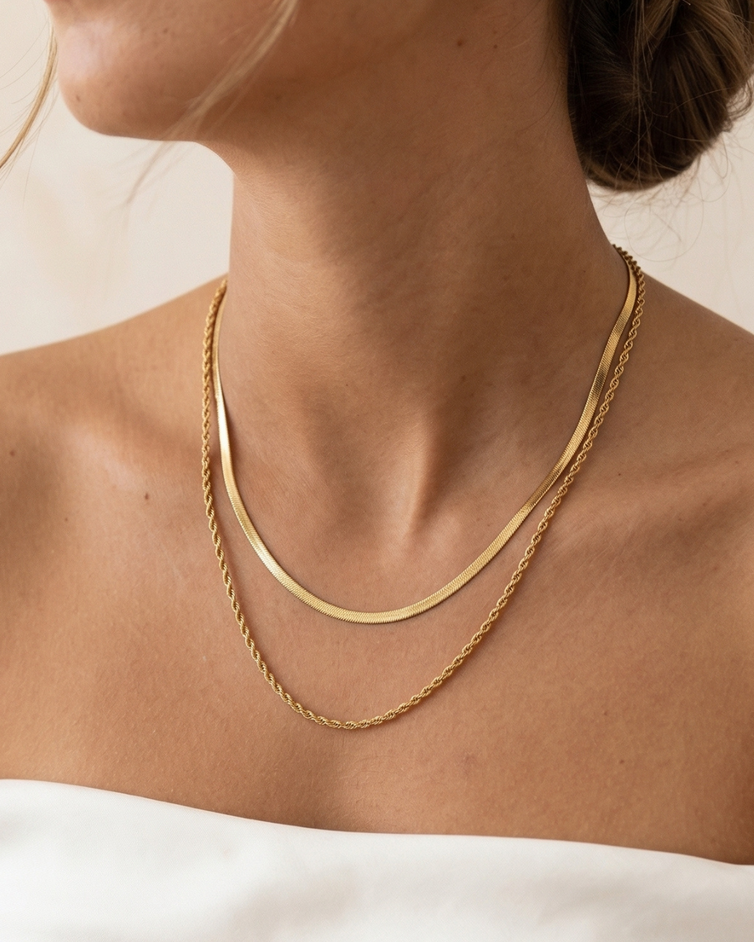 Double Rope Snake Necklace — ディテール | ネックレス | サージカルステンレス316L | Misy Jewelry