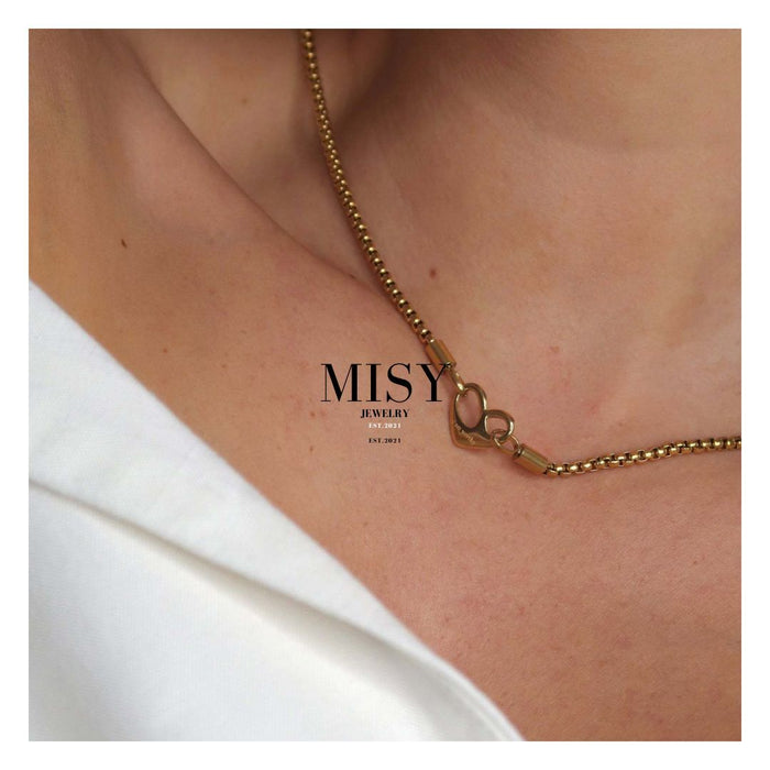 316L Heart Necklace~I am worthy~