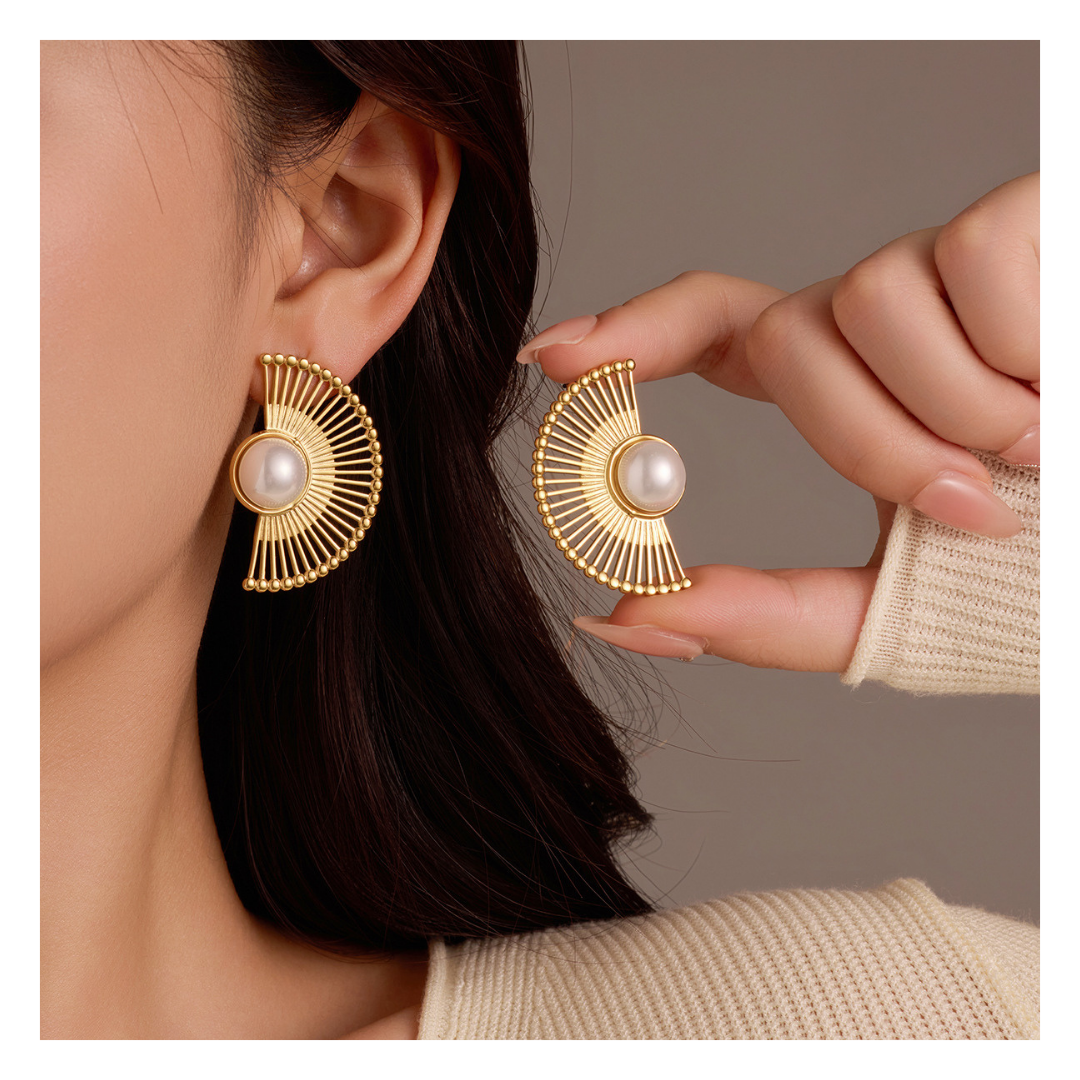 316L Radiance Pearl Pierce - ピアス・イヤリング|Misy Jewelry