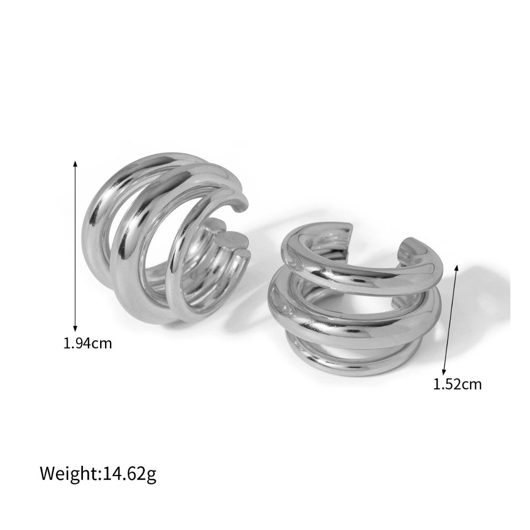 Spiral Luxe Ear Cuffs(片耳) 詳細画像1|Misy Jewelry