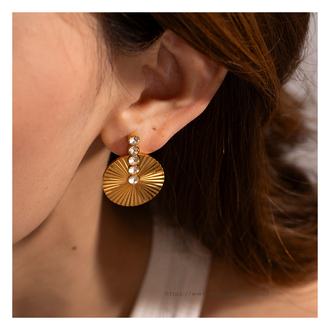 316L Lined Cube Pierce | リング | サージカルステンレス316L | Misy Jewelry