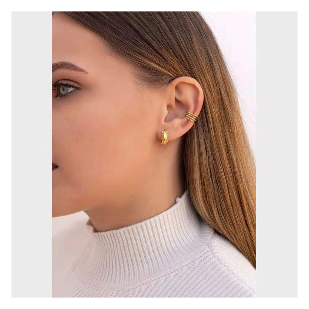 316L Lined Ear Cuff(Single) — ディテール | リング | サージカルステンレス316L | Misy Jewelry