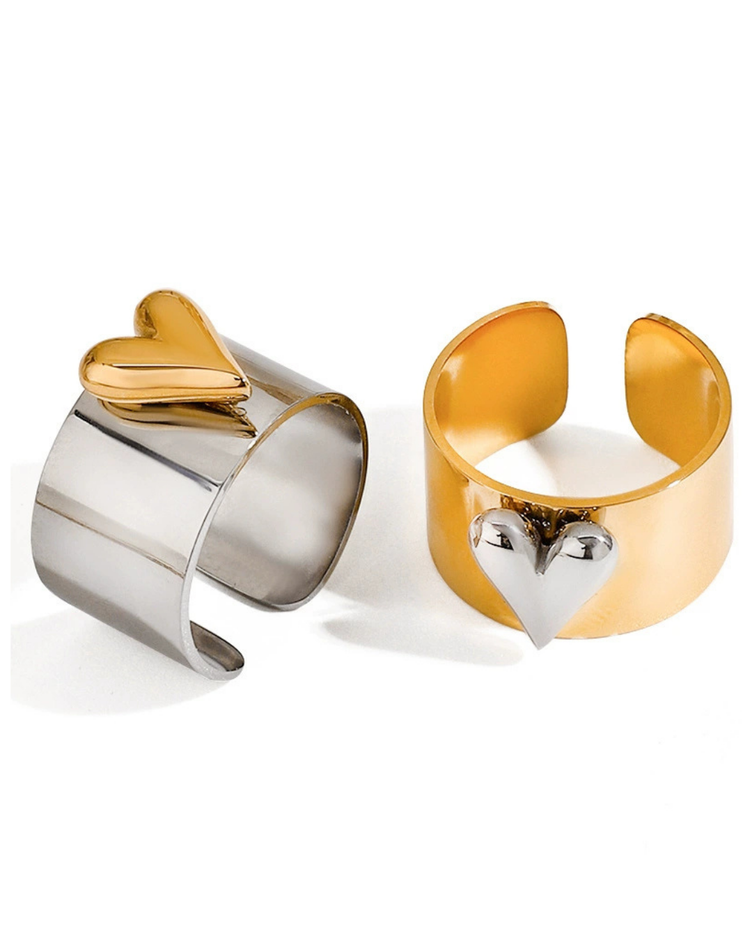 316L Heartl Edge Ring - リング|Misy Jewelry