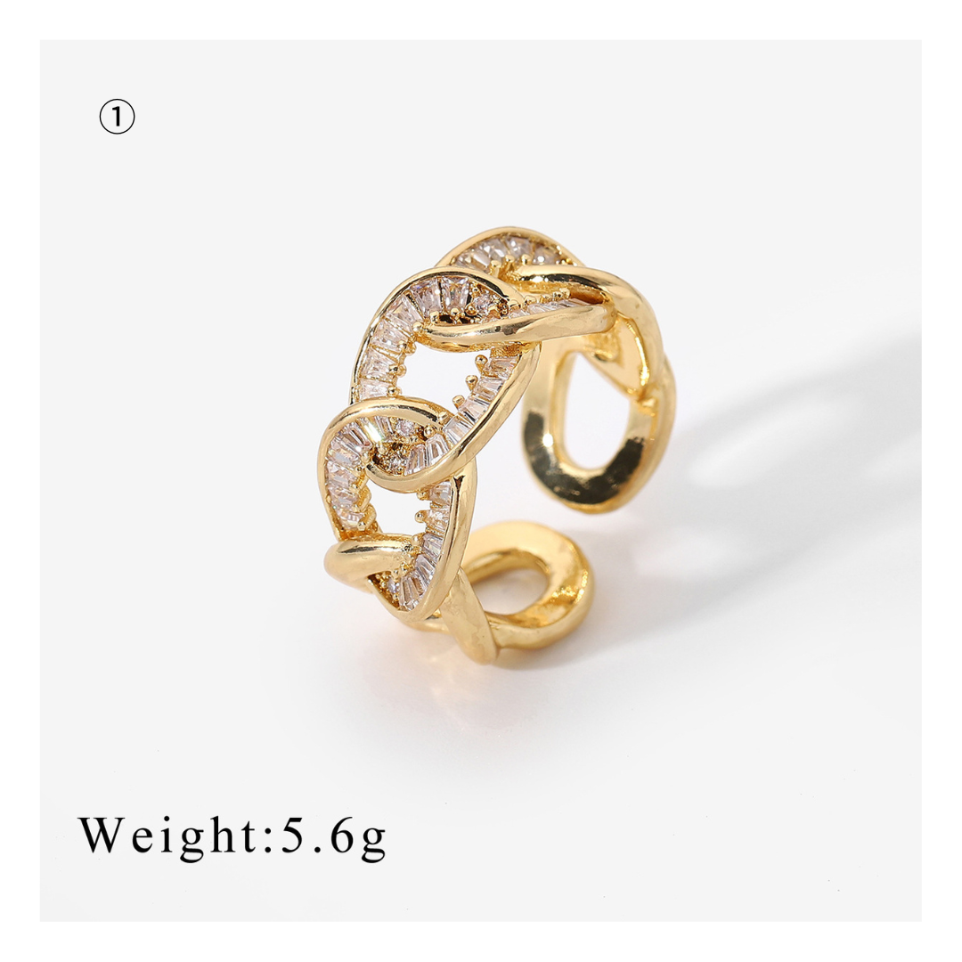 Zirconia Ring Free size ①～⑥ 詳細画像1｜Misy Jewelry