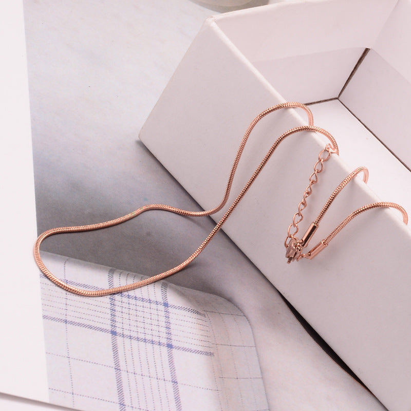 316L Snake choker necklace 1mm 詳細画像1｜Misy Jewelry