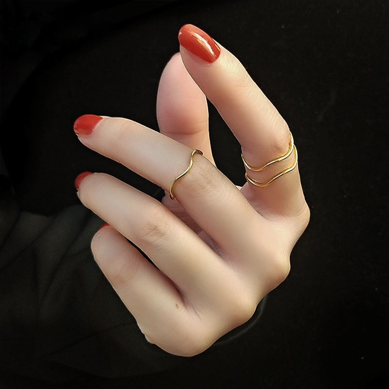 316L wavy ring — ディテール | リング | サージカルステンレス316L | Misy Jewelry