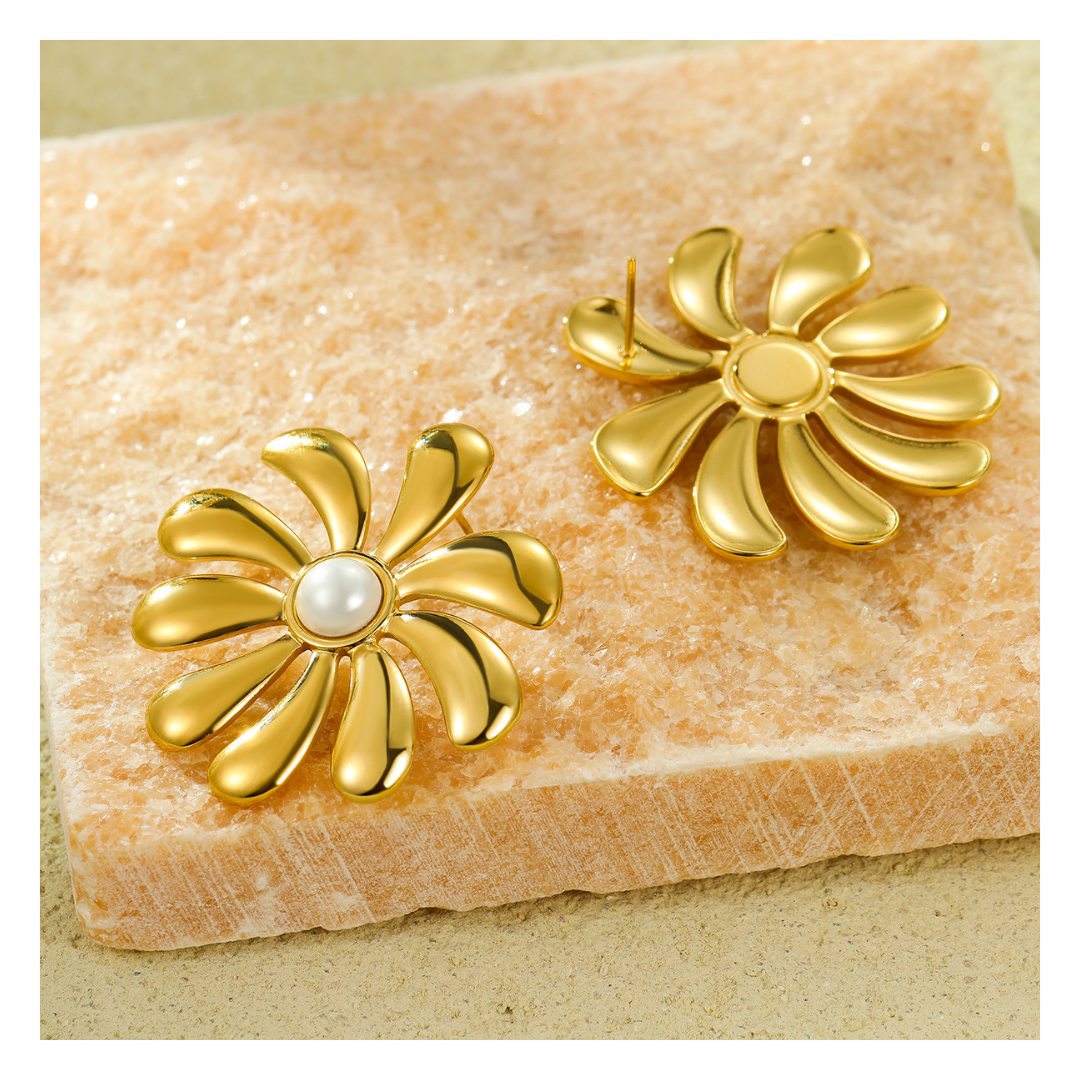 316L Blooming Pearl Pierce2 — ディテール | リング | サージカルステンレス316L | Misy Jewelry