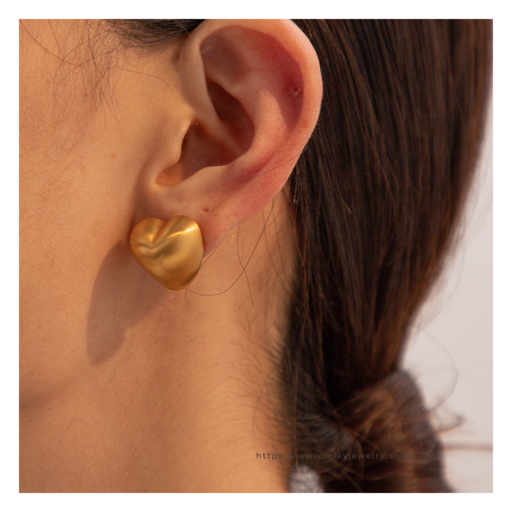 316L Matte Heart Pierce