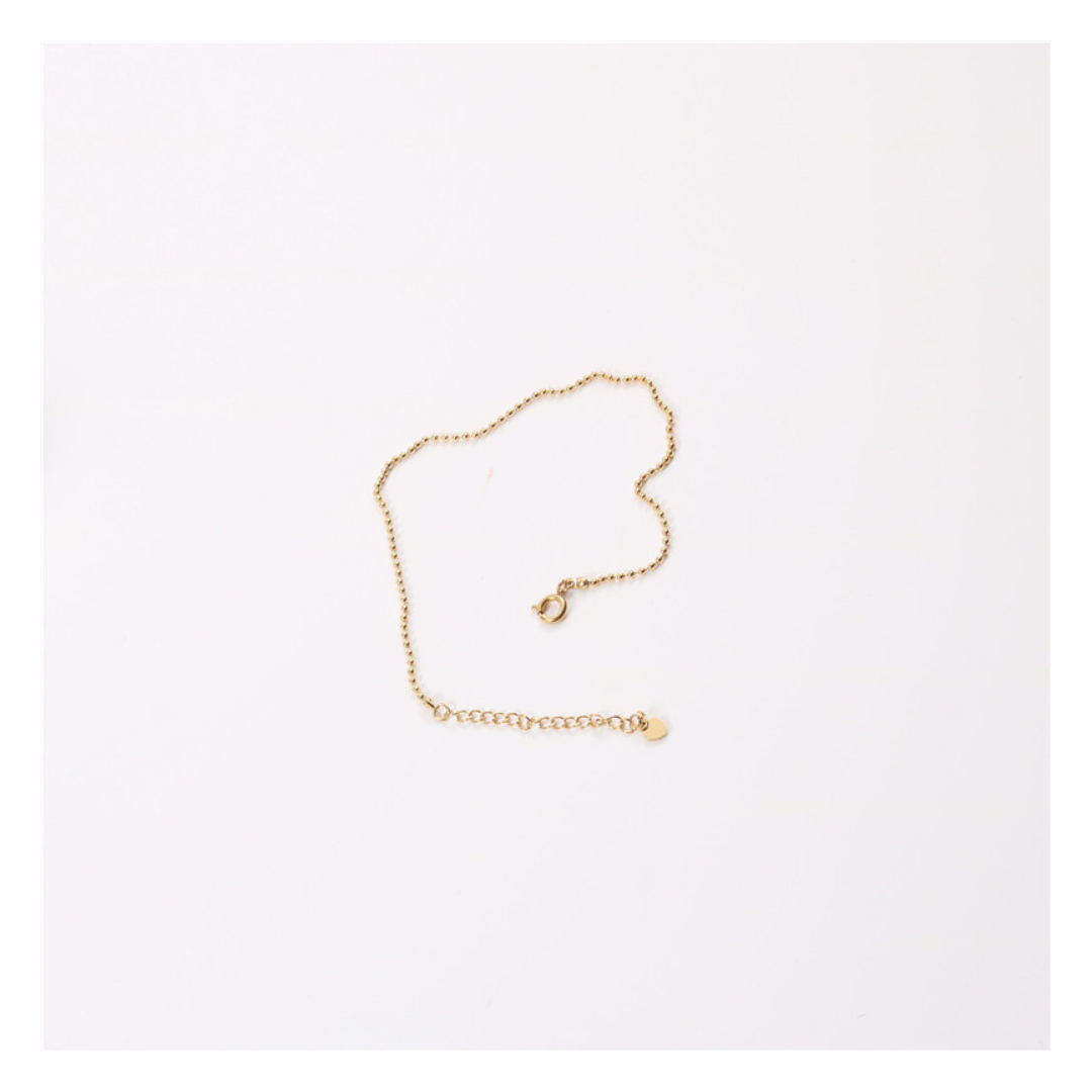 Cubic Anklet — 着用イメージ | ブレスレット | サージカルステンレス316L | Misy Jewelry