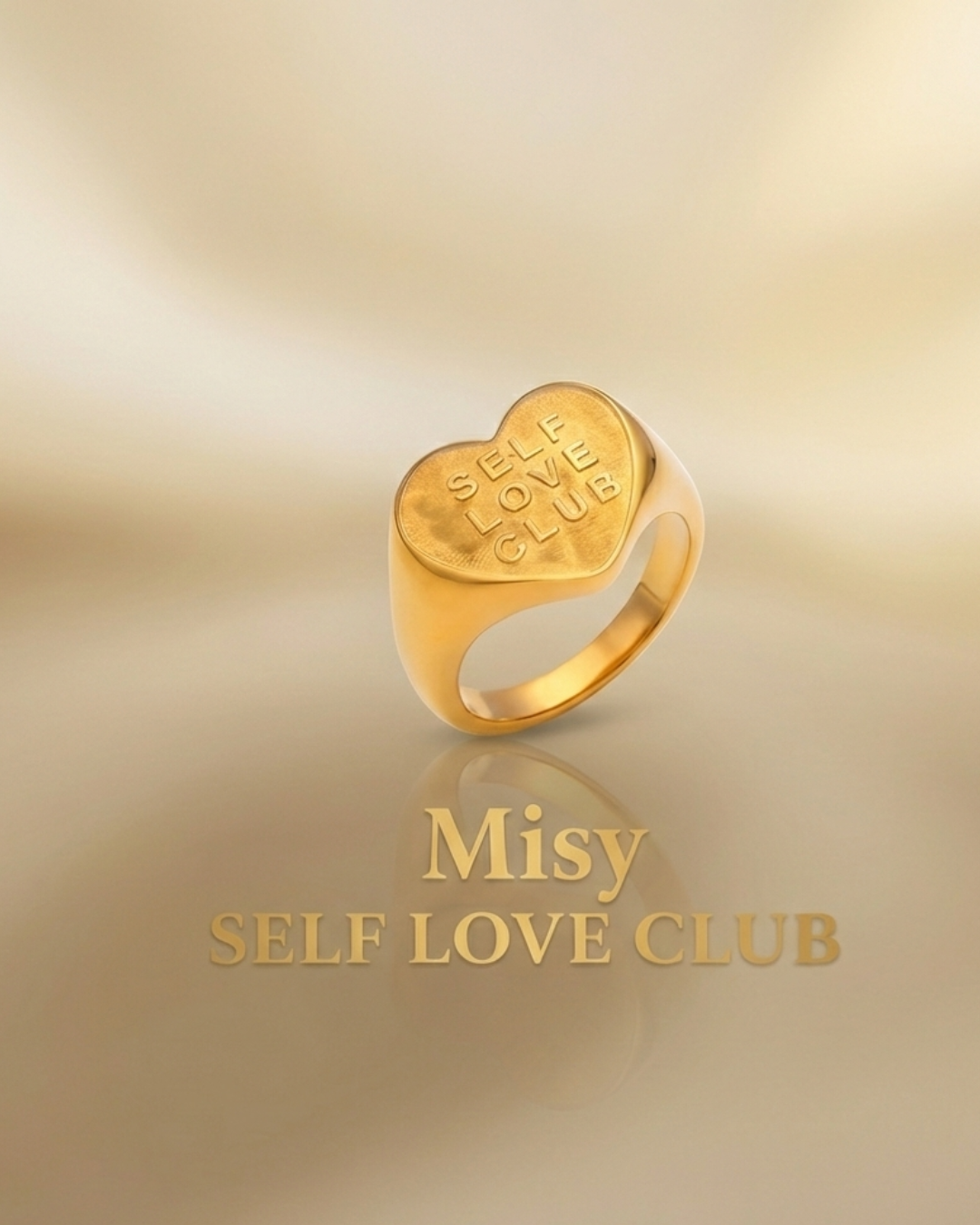 316L Heart Ring~SELF LOVE CLUB~ - リング｜Misy Jewelry