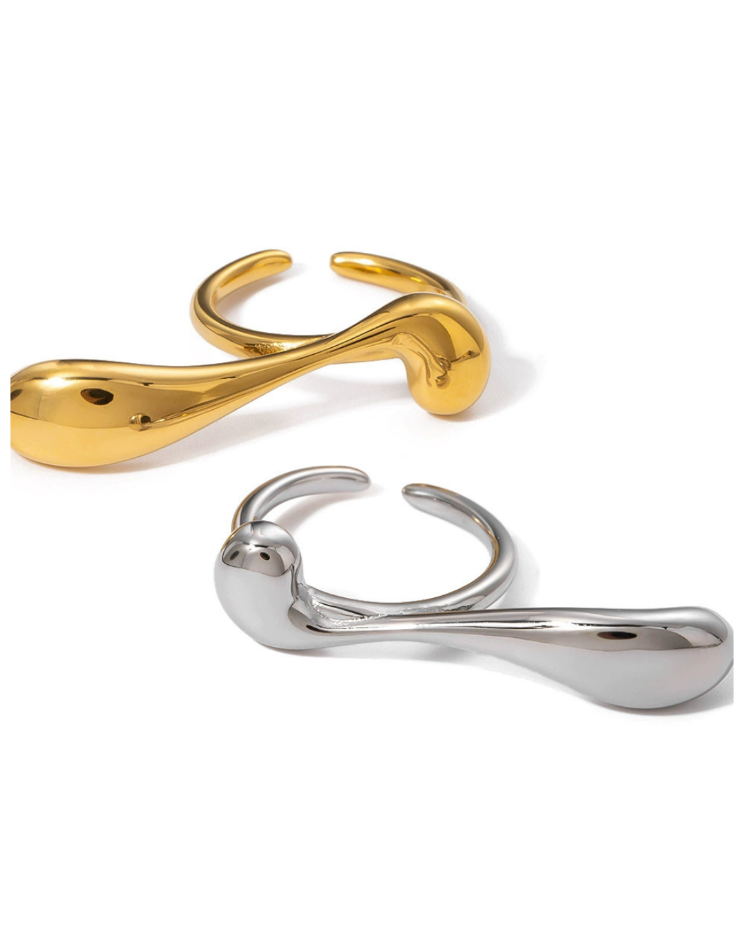 316L Liquid Flow Ring — ディテール | リング | サージカルステンレス316L | Misy Jewelry