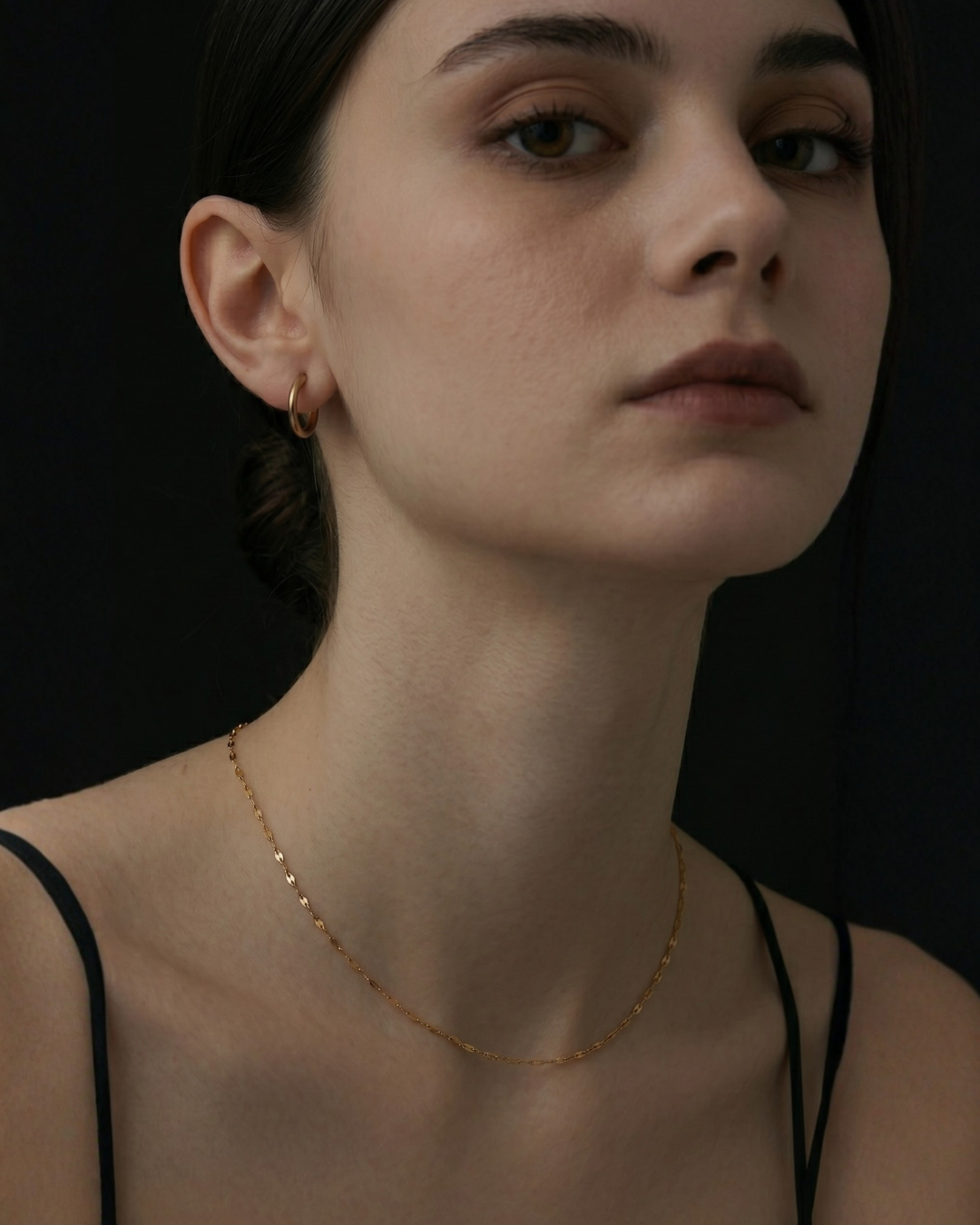 316L Petal choker necklace｜金属アレルギー対応 316Lサージカルステンレスジュエリー Misy（画像11）