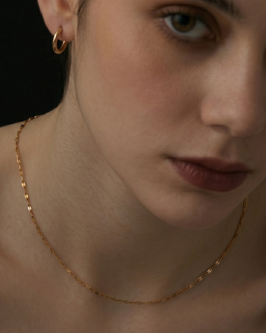 316L Petal choker necklace｜金属アレルギー対応 316Lサージカルステンレスジュエリー Misy（画像7）