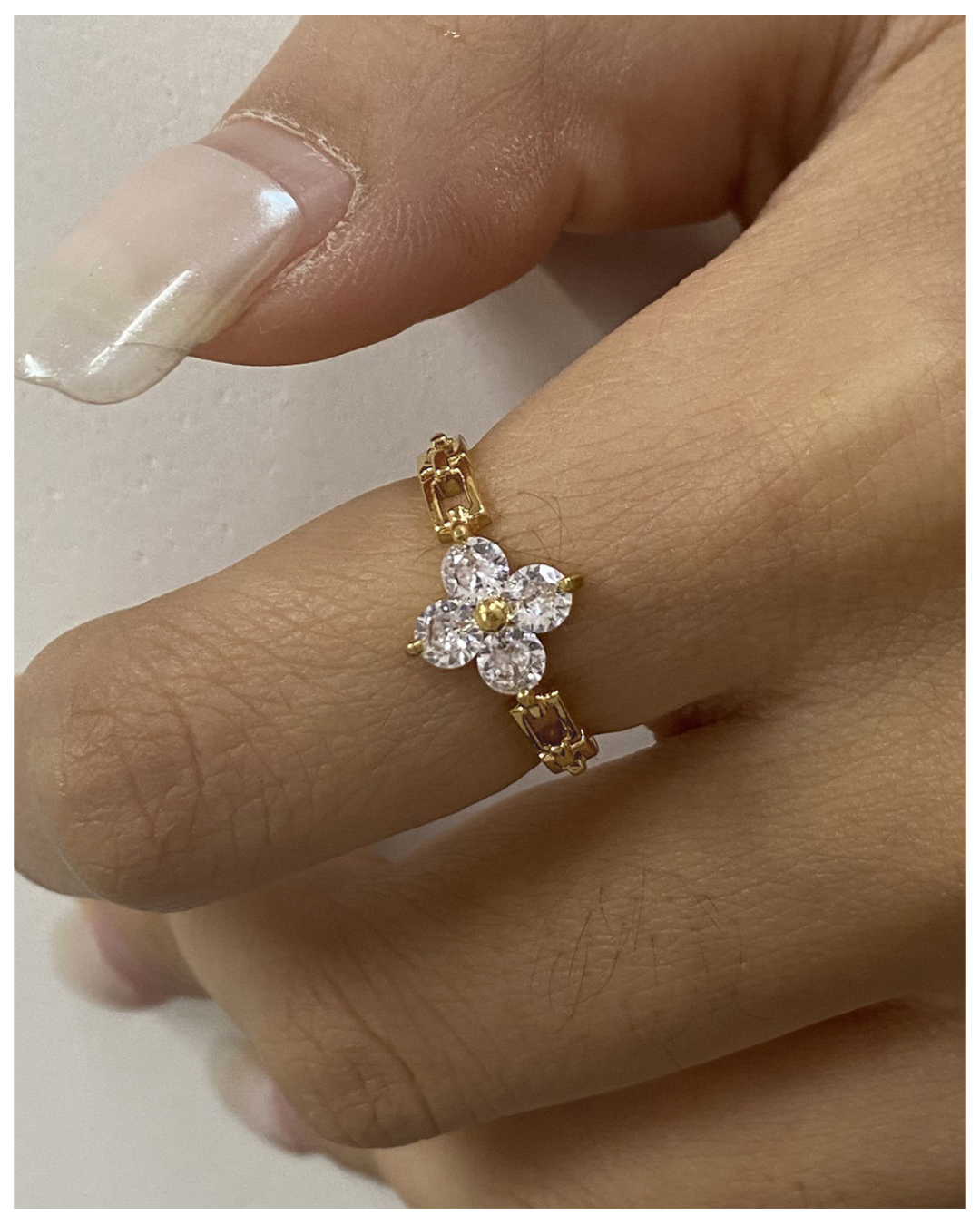 316L Lumi?re Chain Ring 詳細画像1｜Misy Jewelry