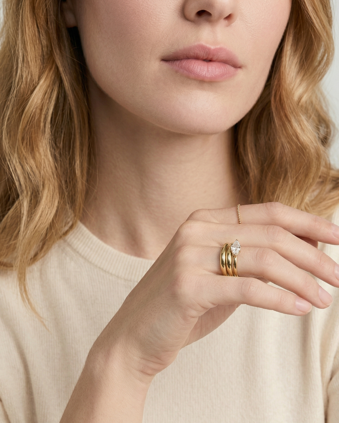 316L Zirconia Tripple Layerd Ring — ディテール | リング | サージカルステンレス316L | Misy Jewelry
