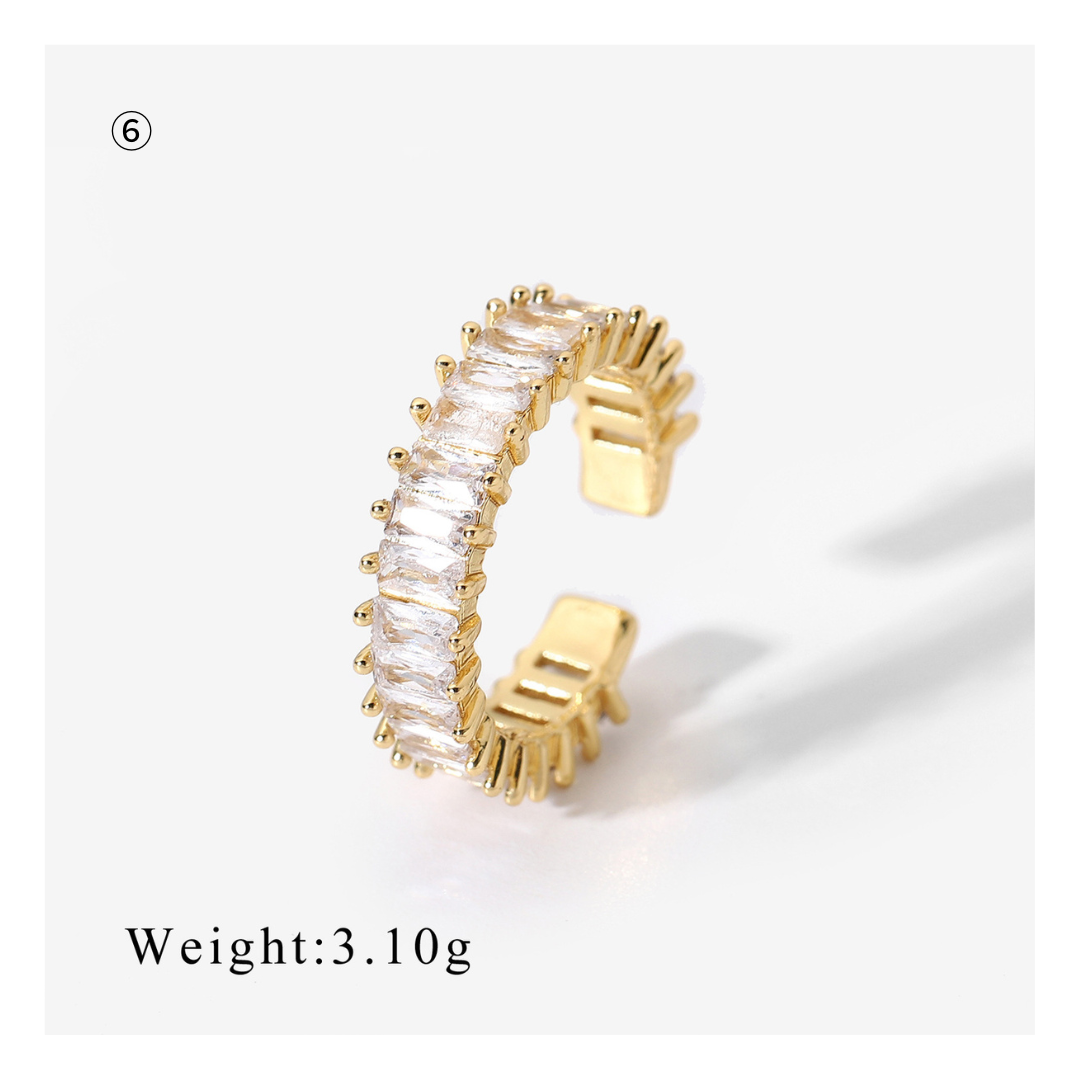 Zirconia Ring Free size 1-6 — ディテール | リング | サージカルステンレス316L | Misy Jewelry