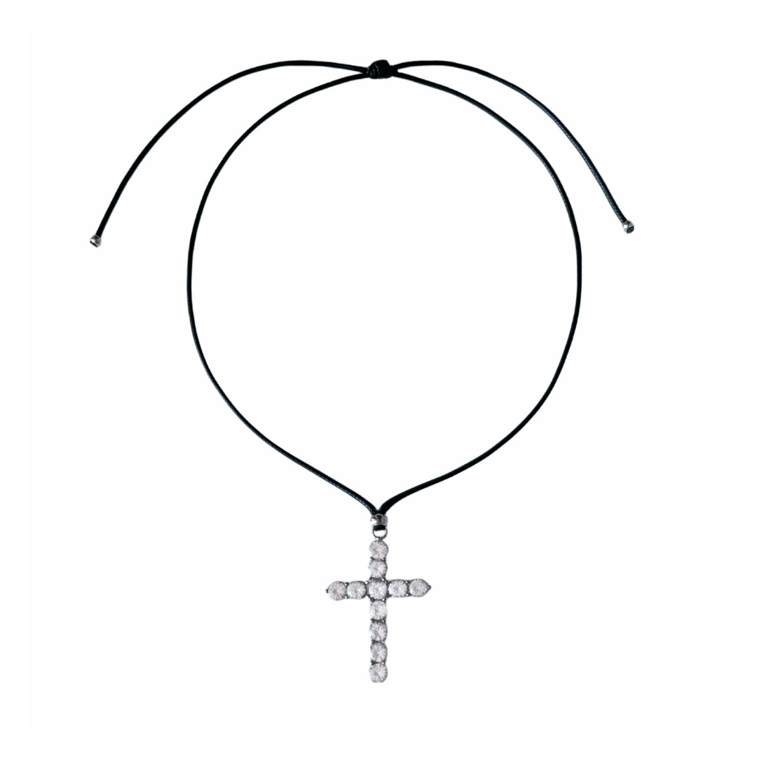 316L Rope Big Cross Necklace 詳細画像5｜Misy Jewelry