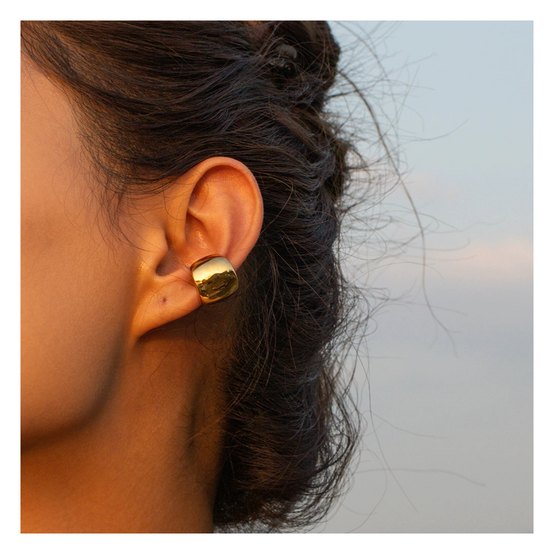 316L Puku Ear Cuff(片耳) - ピアス・イヤリング｜Misy Jewelry