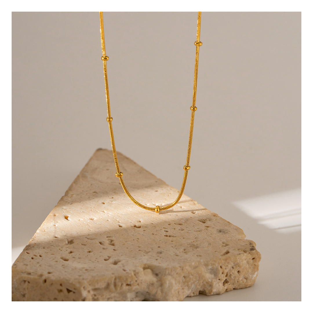 Dot Snake Necklace — ディテール | ネックレス | サージカルステンレス316L | Misy Jewelry