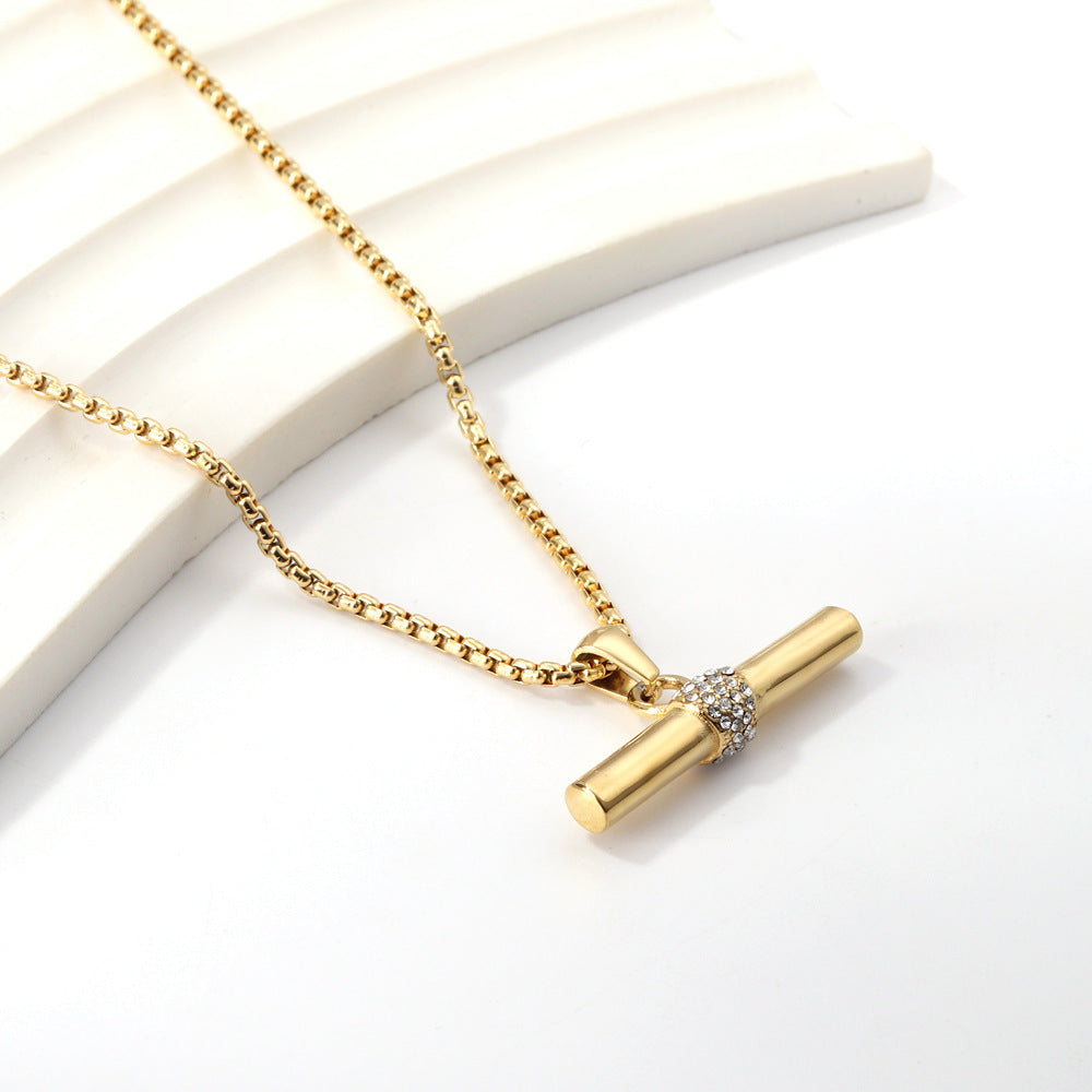 316L T-Bar Glow Necklace — ディテール | ネックレス | サージカルステンレス316L | Misy Jewelry
