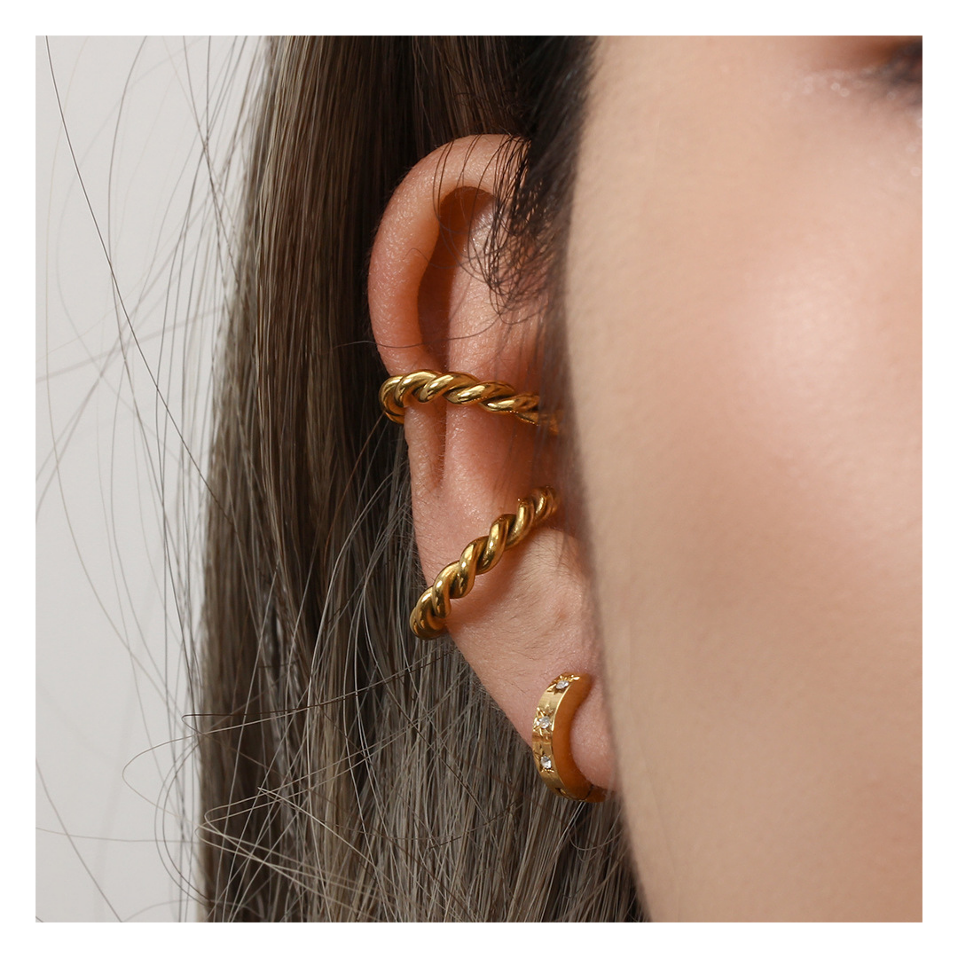 316L Twisted Ear Cuff(2set) — ディテール | リング | サージカルステンレス316L | Misy Jewelry