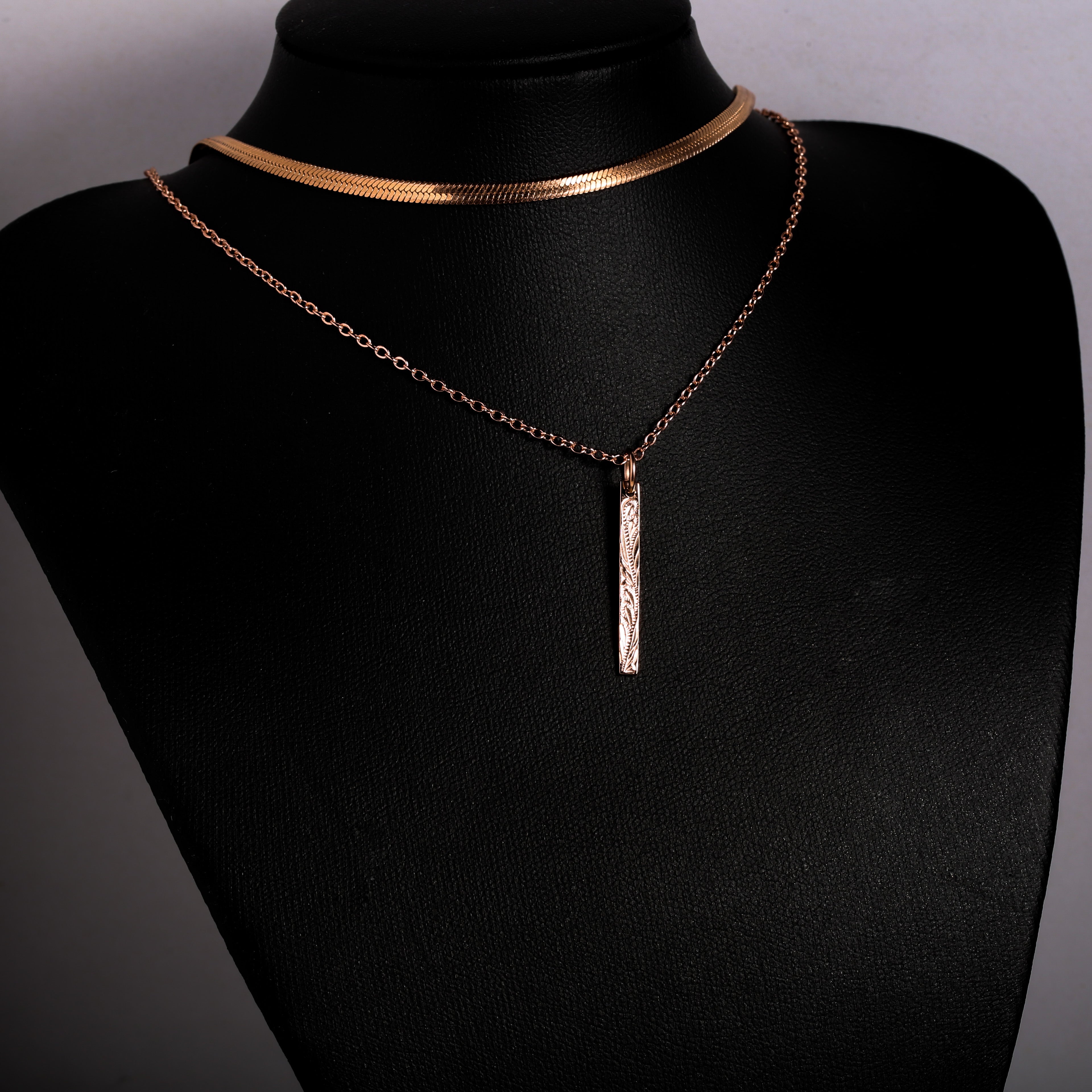 316L Hawaiian Plane Bar Necklace 詳細画像10｜Misy Jewelry