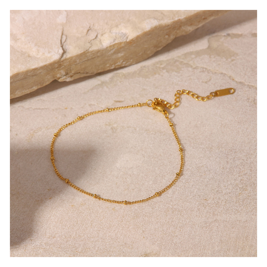 316L Dot Anklet — ディテール | ブレスレット | サージカルステンレス316L | Misy Jewelry