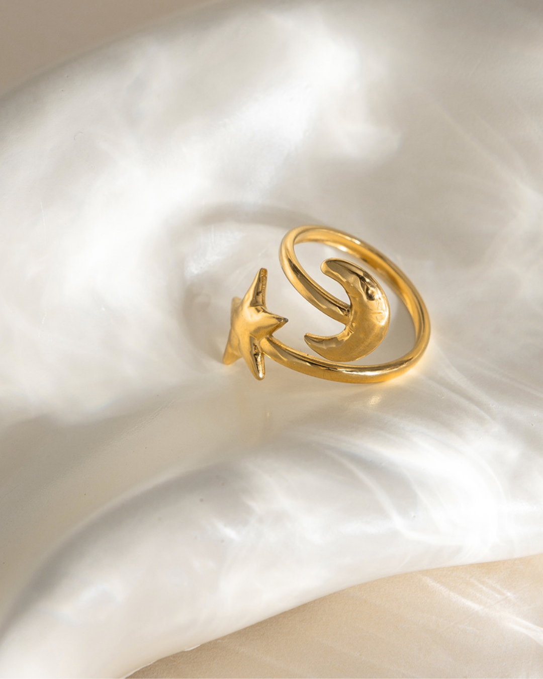 316L Star & Moon Ring — ディテール | リング | サージカルステンレス316L | Misy Jewelry