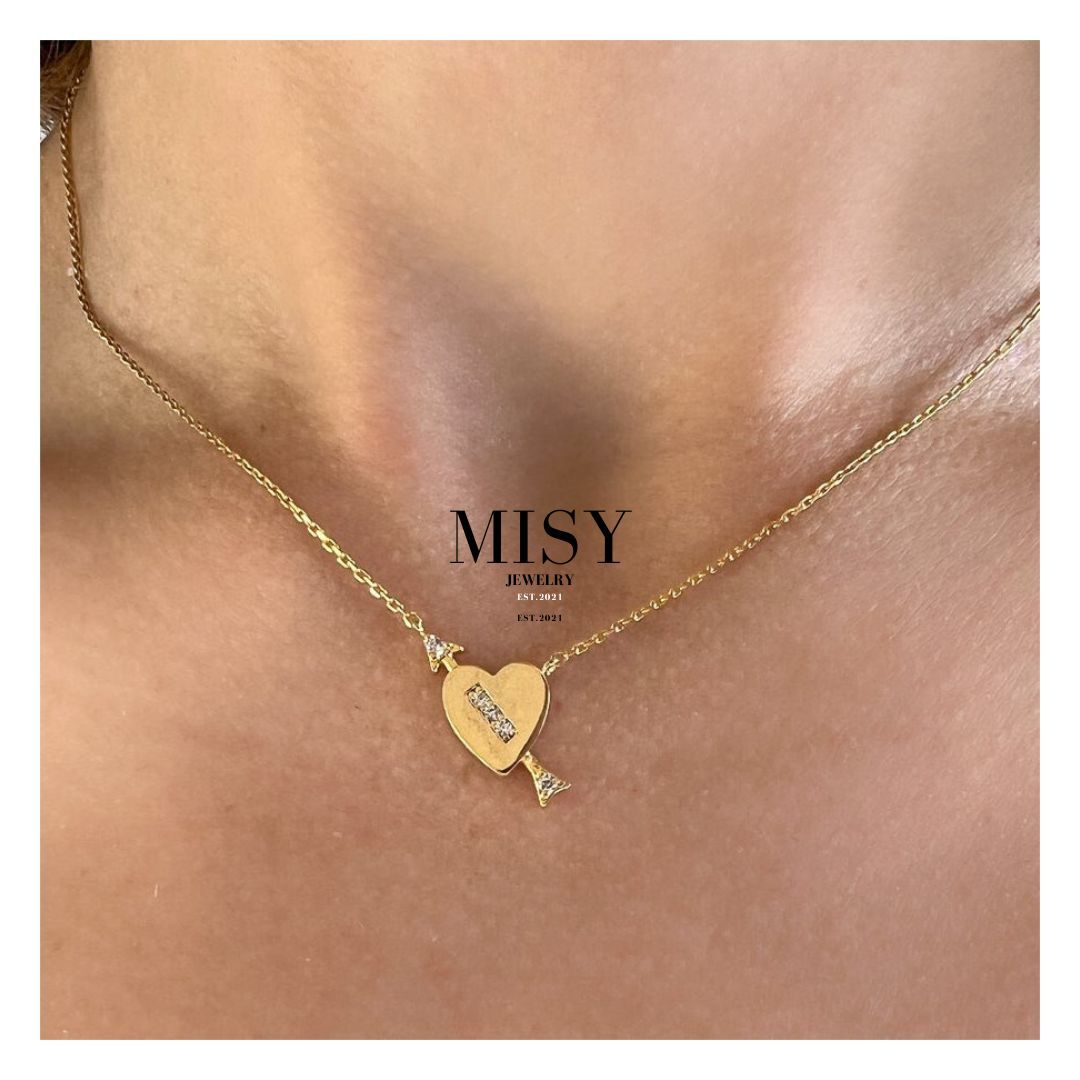 316L Arrow Heart Necklace — ディテール | ネックレス | サージカルステンレス316L | Misy Jewelry