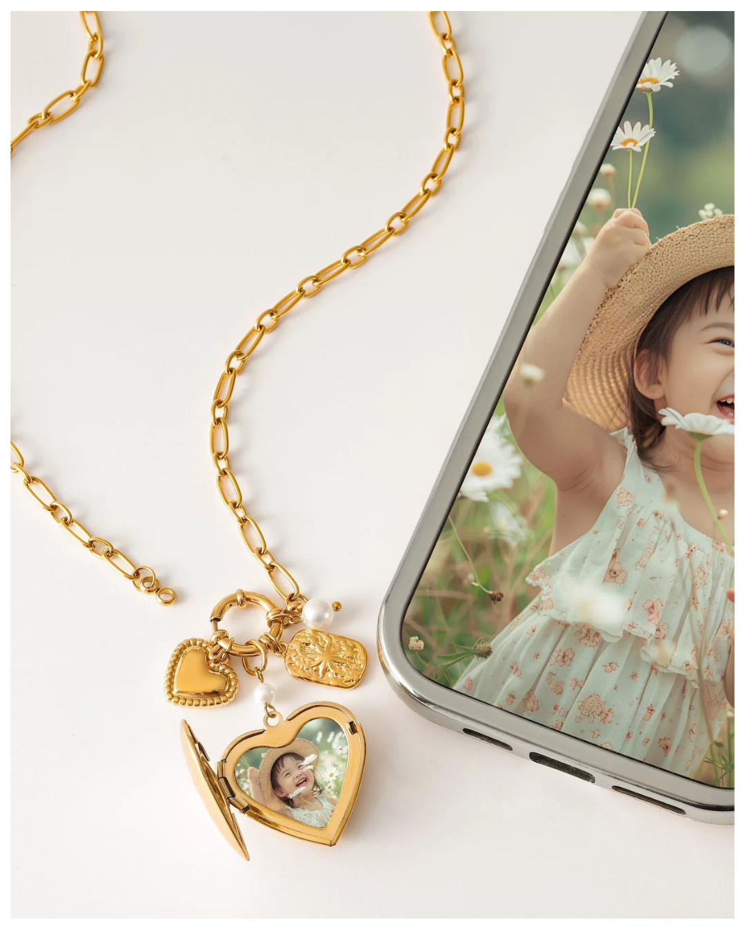 316L Memorial Heart Necklace — ディテール | ネックレス | サージカルステンレス316L | Misy Jewelry