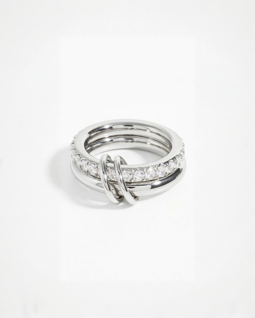 316L  Dual Shine Loop Ring 詳細画像8｜Misy Jewelry
