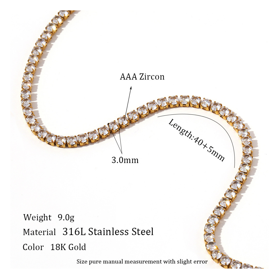 316L Zirconia Necklace 4 size — ディテール | ネックレス | サージカルステンレス316L | Misy Jewelry