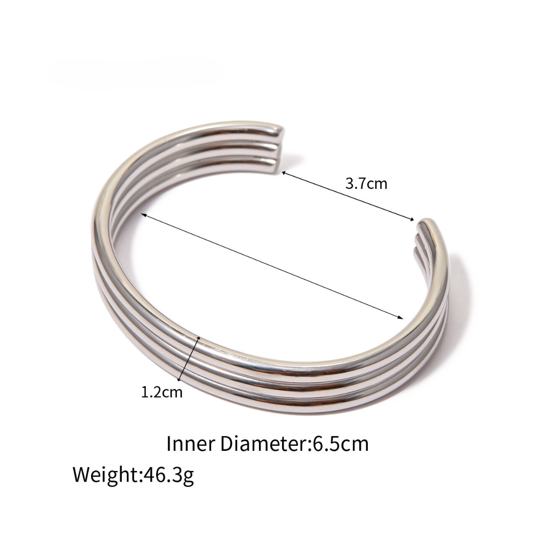 316L Layered Bangle — ディテール | ブレスレット | サージカルステンレス316L | Misy Jewelry