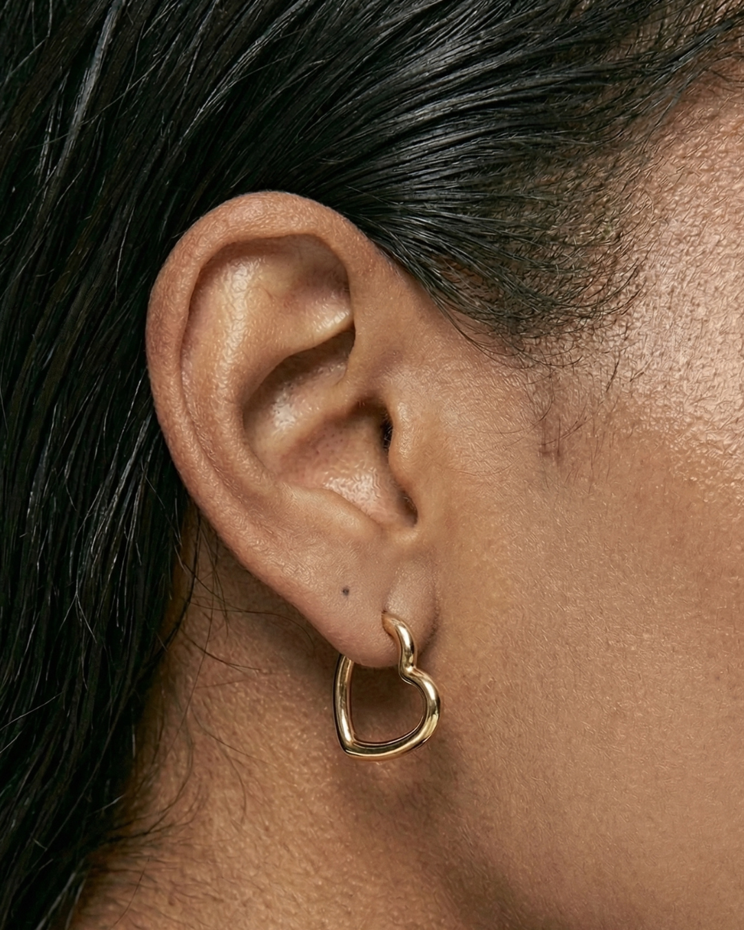 316L Heart Pierce Gold - ピアス・イヤリング｜Misy Jewelry