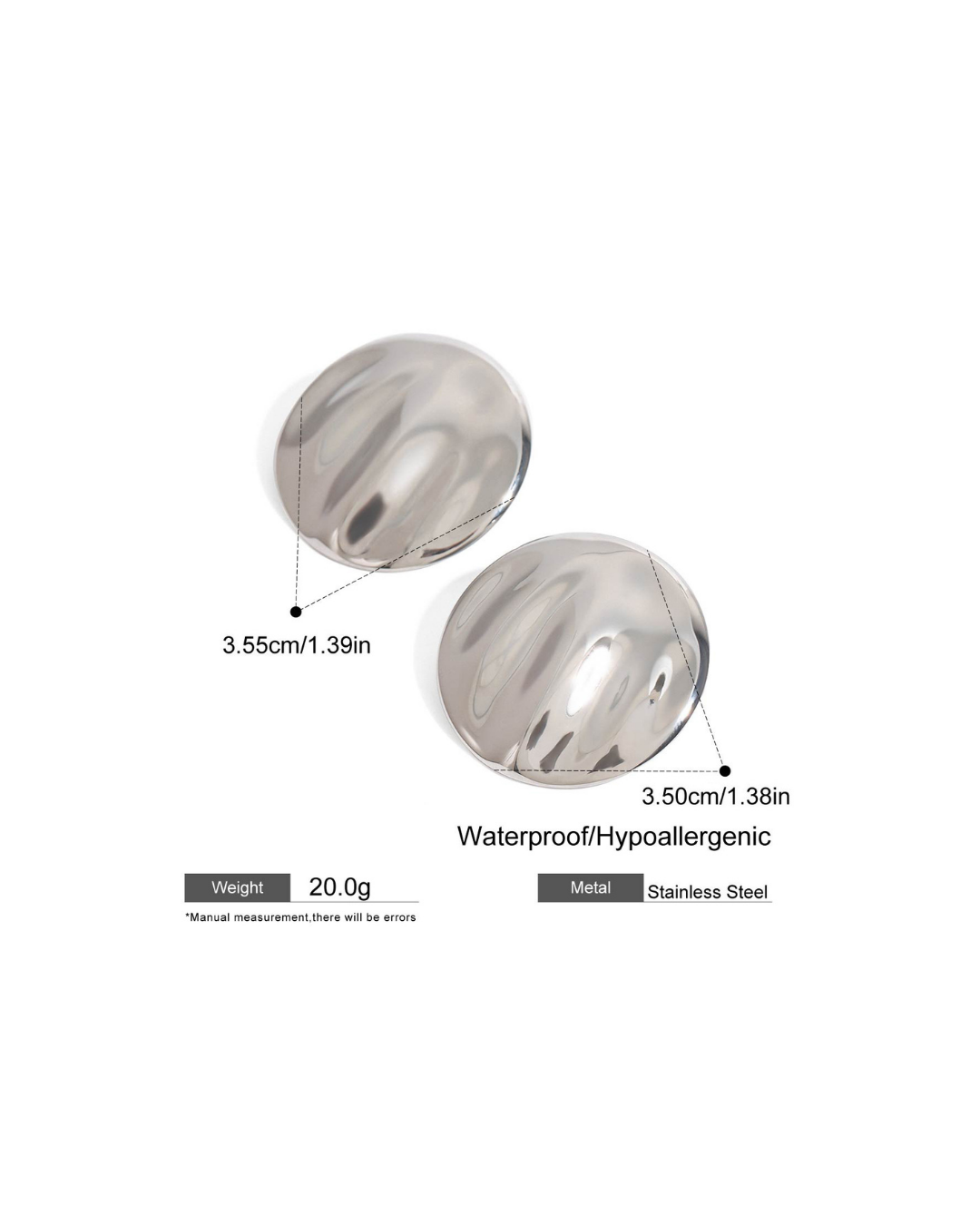 316L Liquid Dome Pierce 詳細画像4｜Misy Jewelry