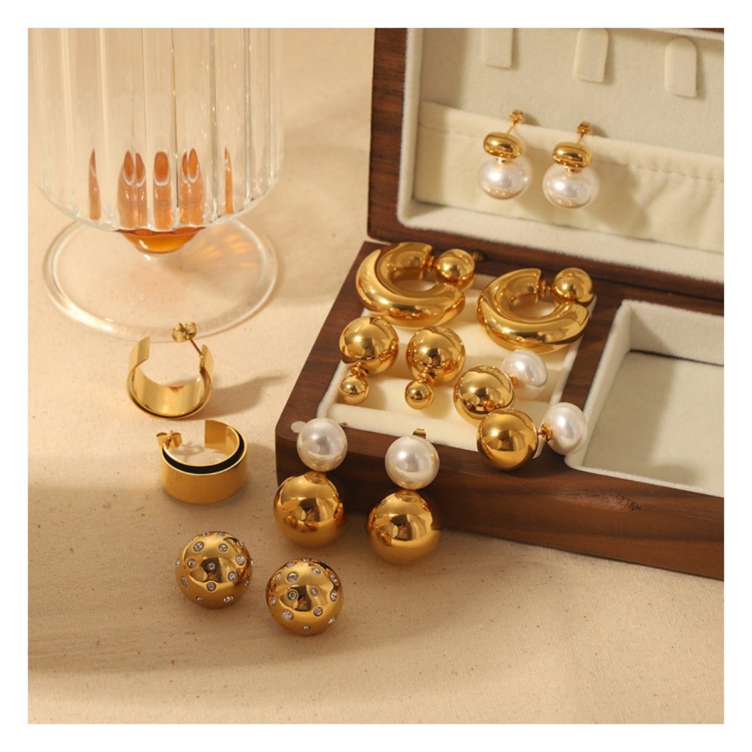 316L G-Perl Pierce 1 詳細画像1｜Misy Jewelry