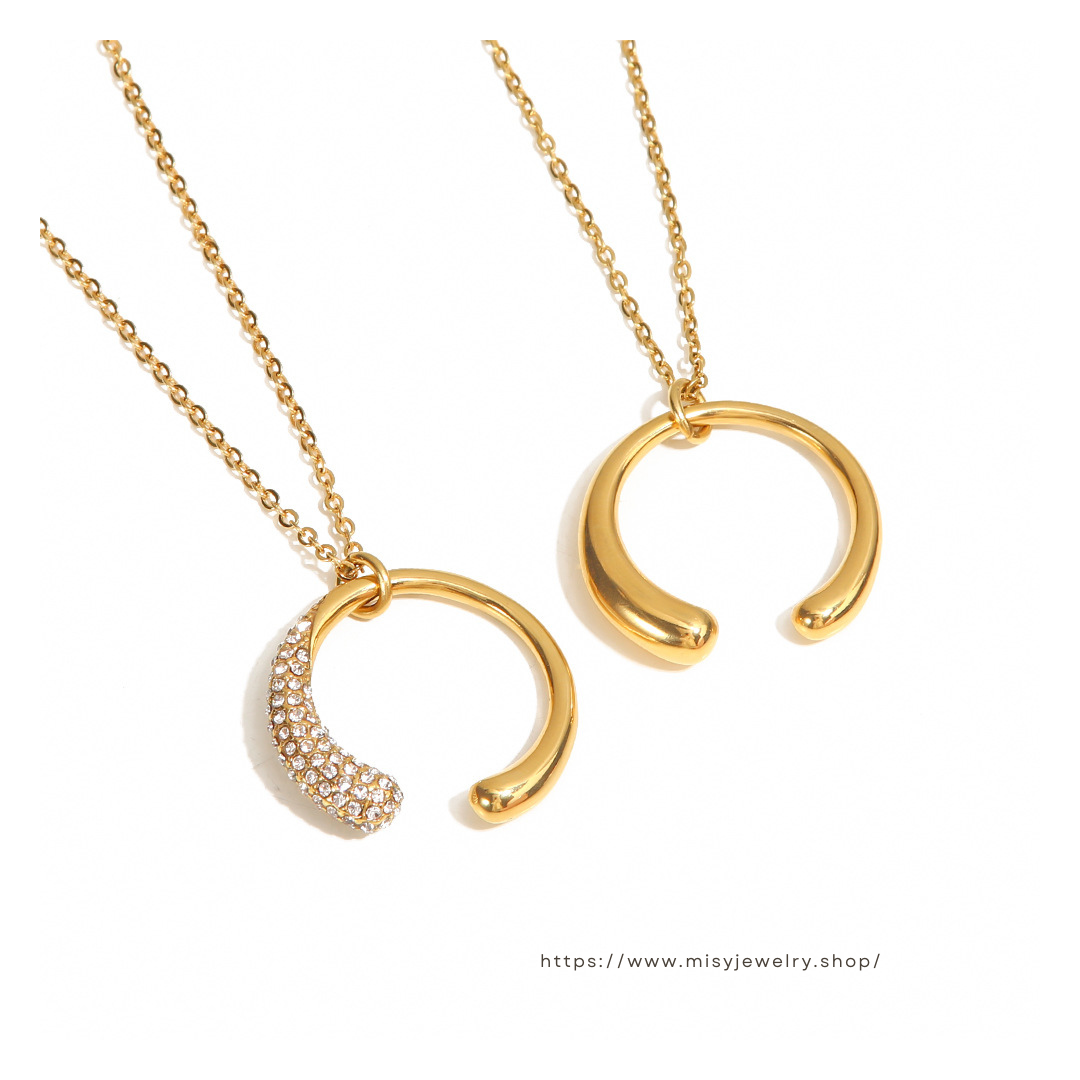 316L C Necklace 詳細画像1｜Misy Jewelry