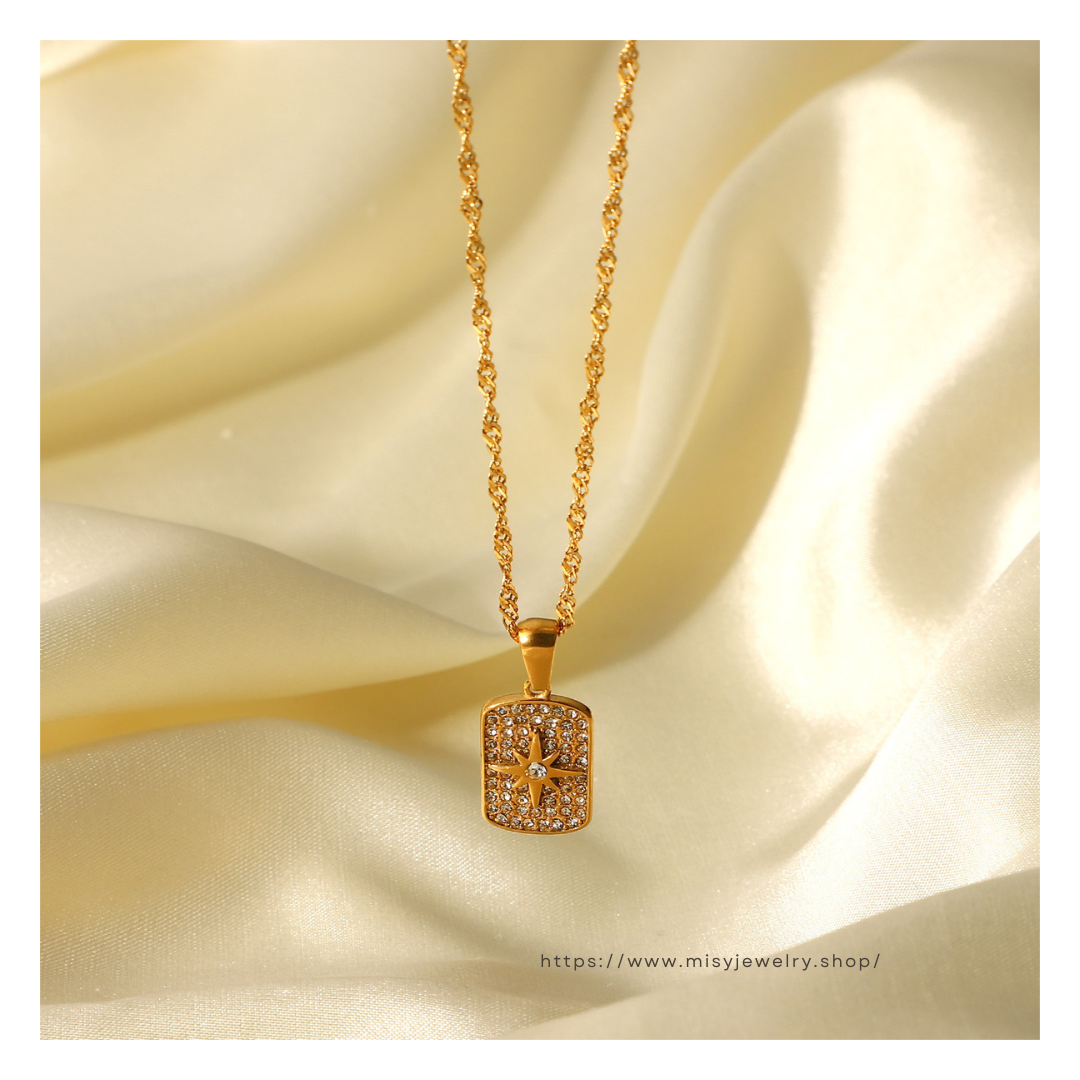 Zirconia Pendant Necklace 詳細画像4｜Misy Jewelry
