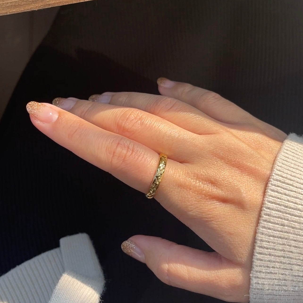 316L X cut Ring — ディテール | リング | サージカルステンレス316L | Misy Jewelry