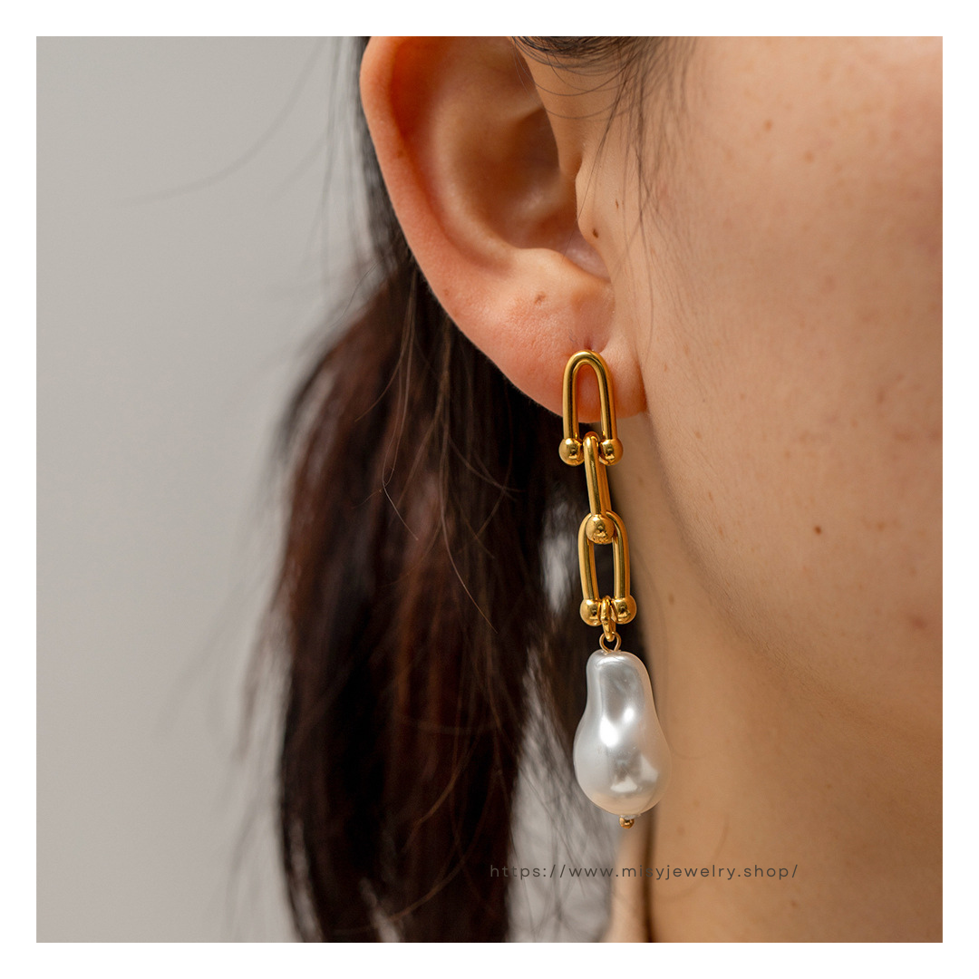 316L U-Perl Pierce — ディテール | リング | サージカルステンレス316L | Misy Jewelry