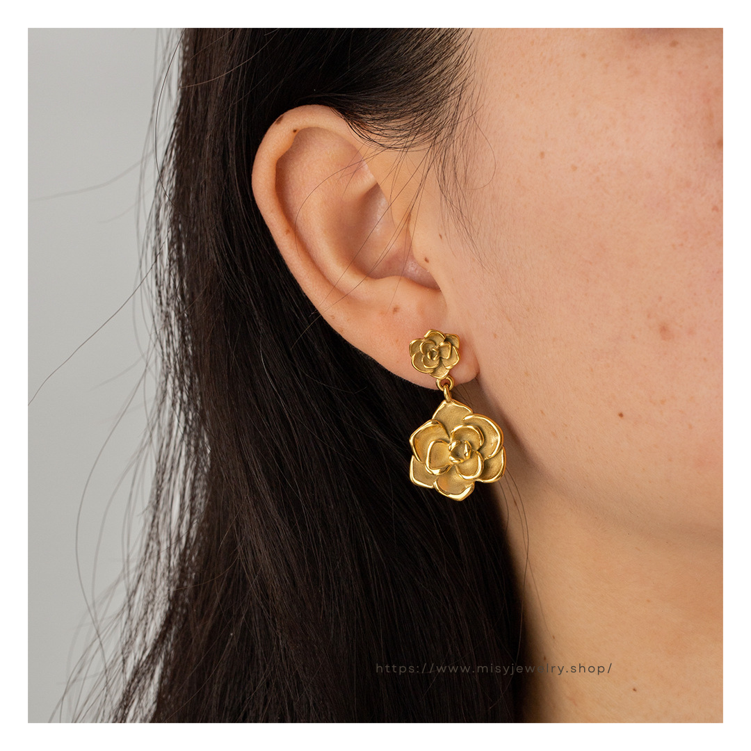 316L Rose Pierce - ピアス・イヤリング｜Misy Jewelry