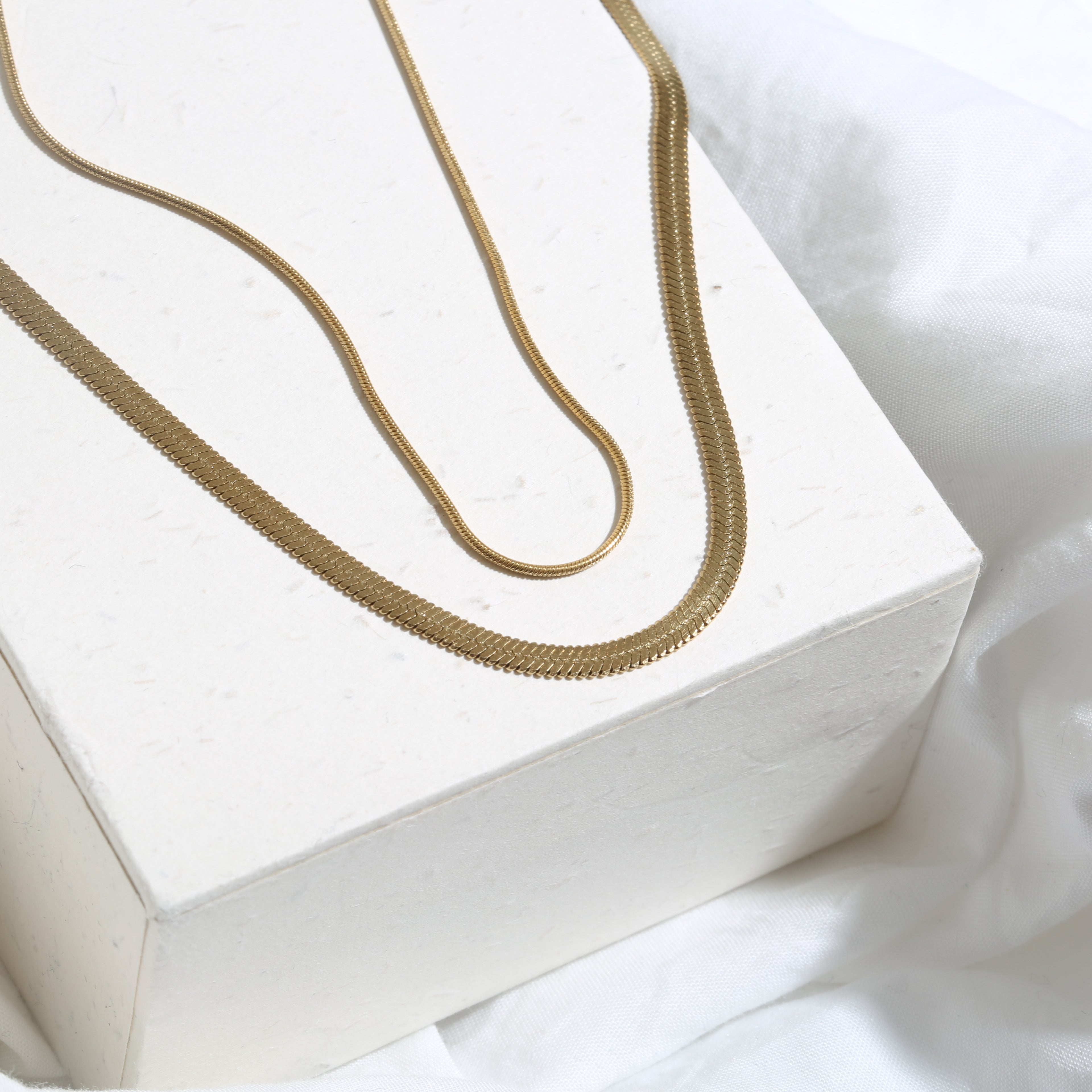 316L Snake choker necklace 3mm 詳細画像1｜Misy Jewelry