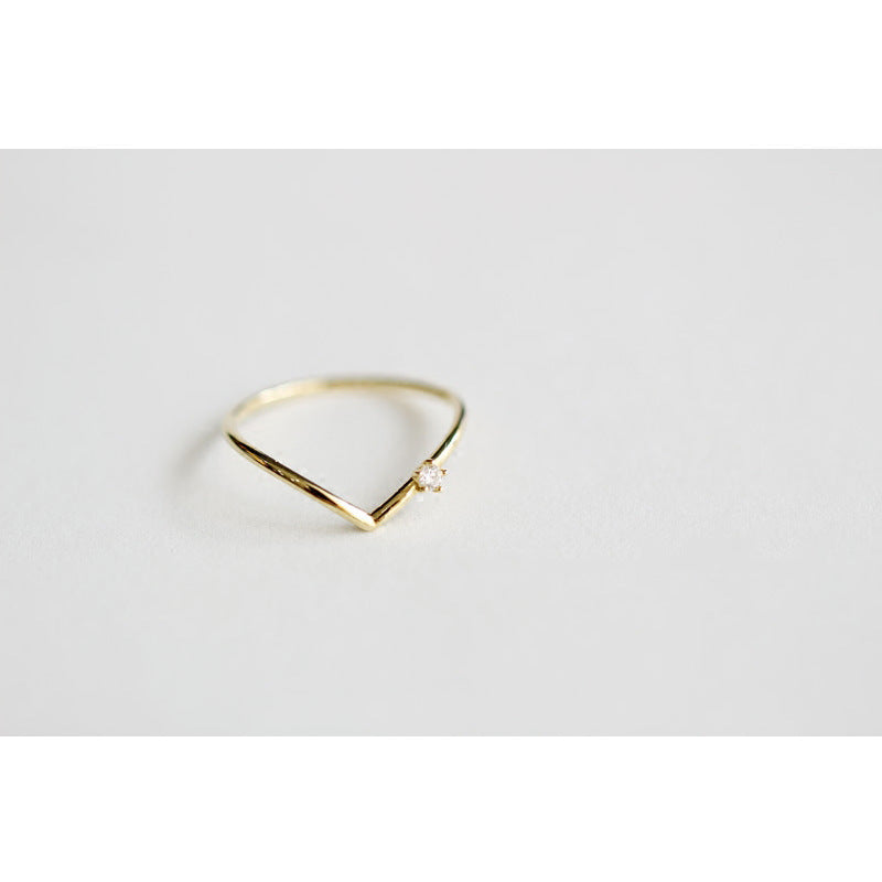 s925 V Ring — ディテール | リング | サージカルステンレス316L | Misy Jewelry