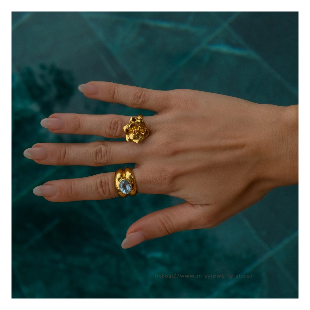 316L Rose Ring — ディテール | リング | サージカルステンレス316L | Misy Jewelry